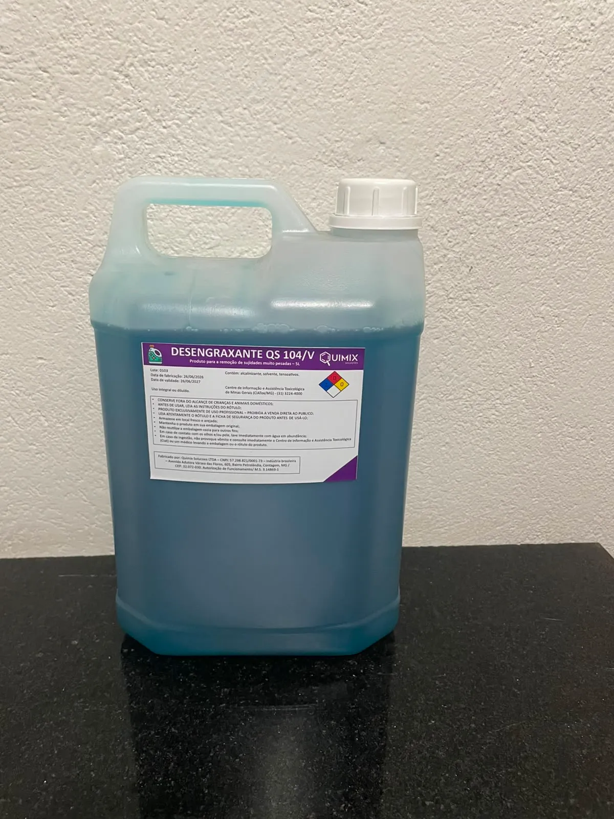 Desengraxante QS 104/V (5L)