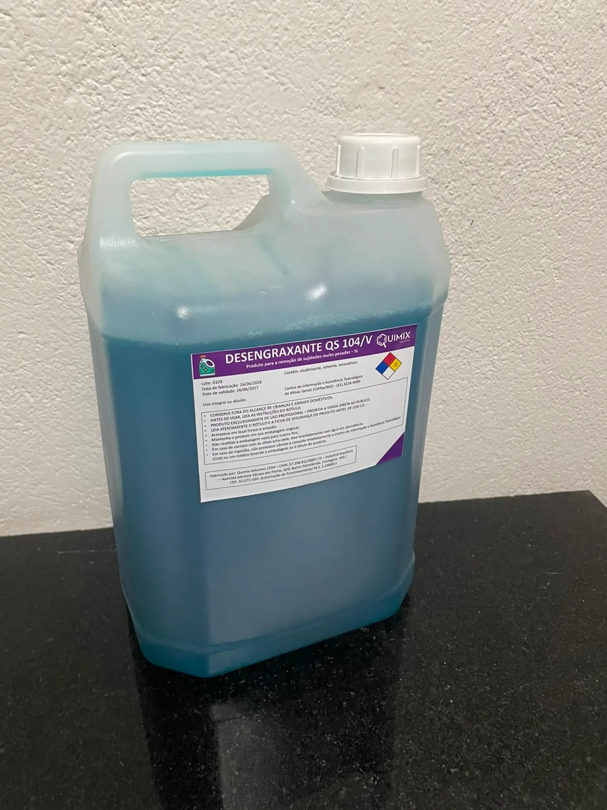 Desengraxante QS 104/V (5L)