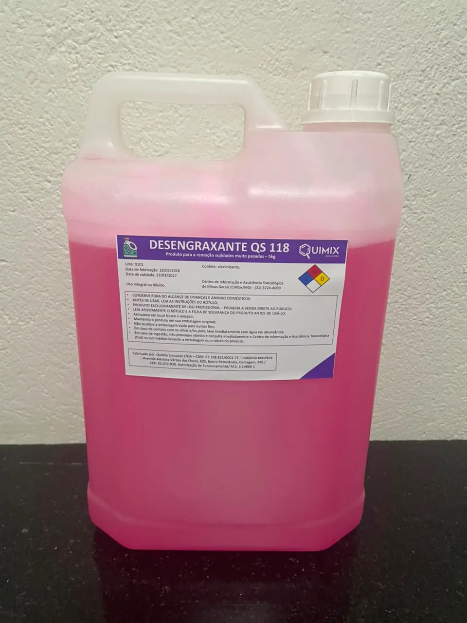 Desengraxante QS 118 (5L)