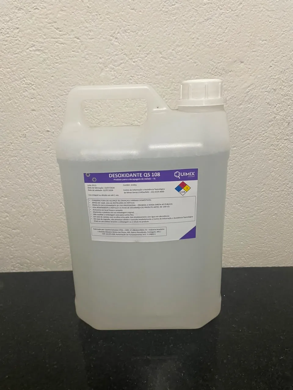Desoxidante QS 108 (5L)