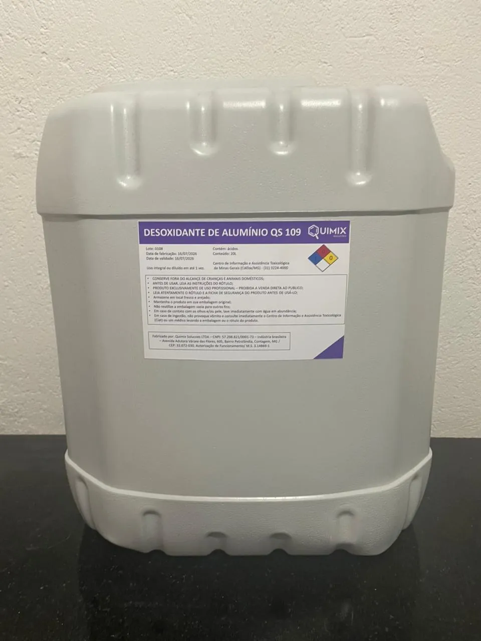 Desoxidante de Alumínio QS 109 (20L)