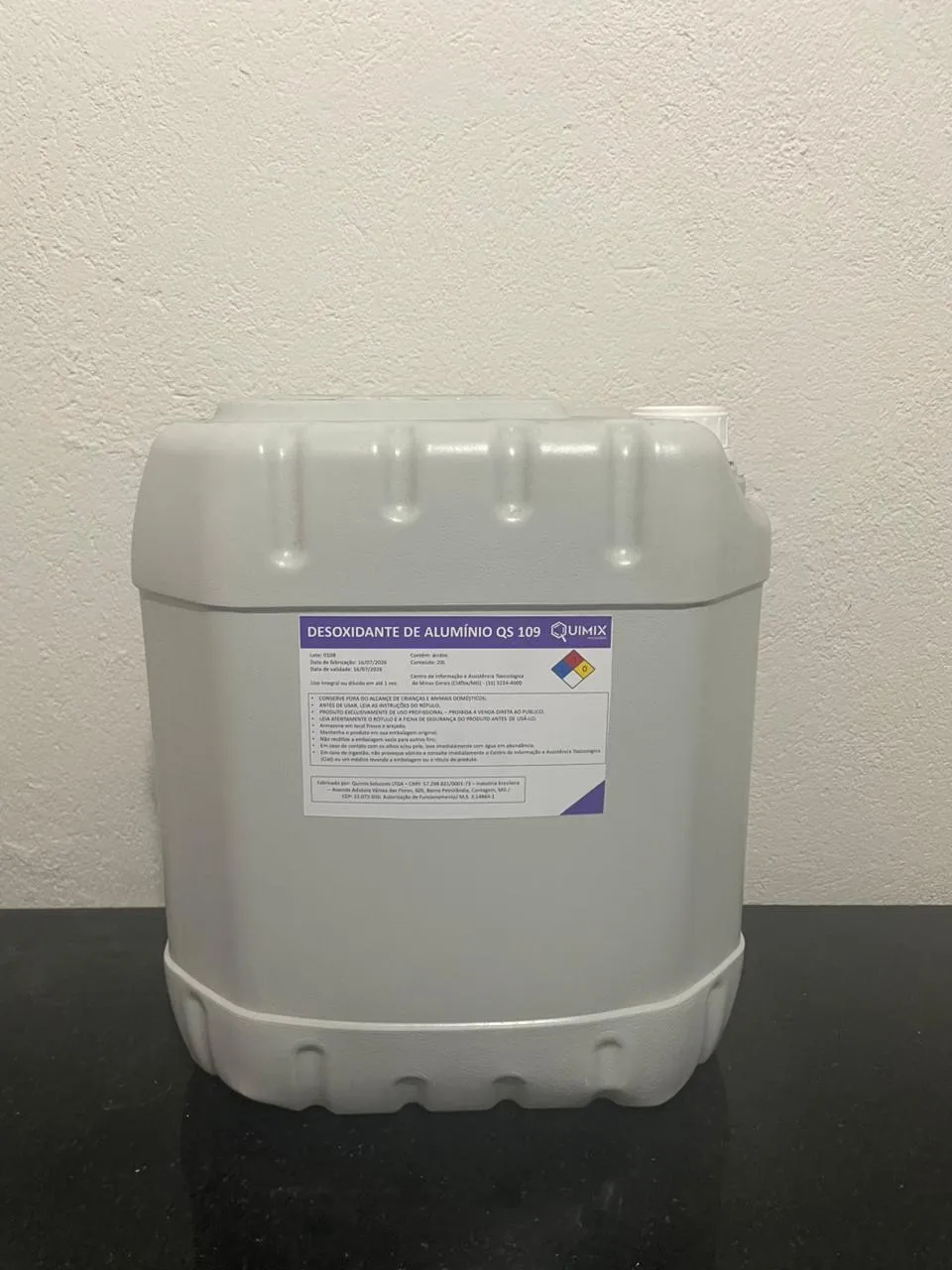 Desoxidante de Alumínio QS 109 (20L)