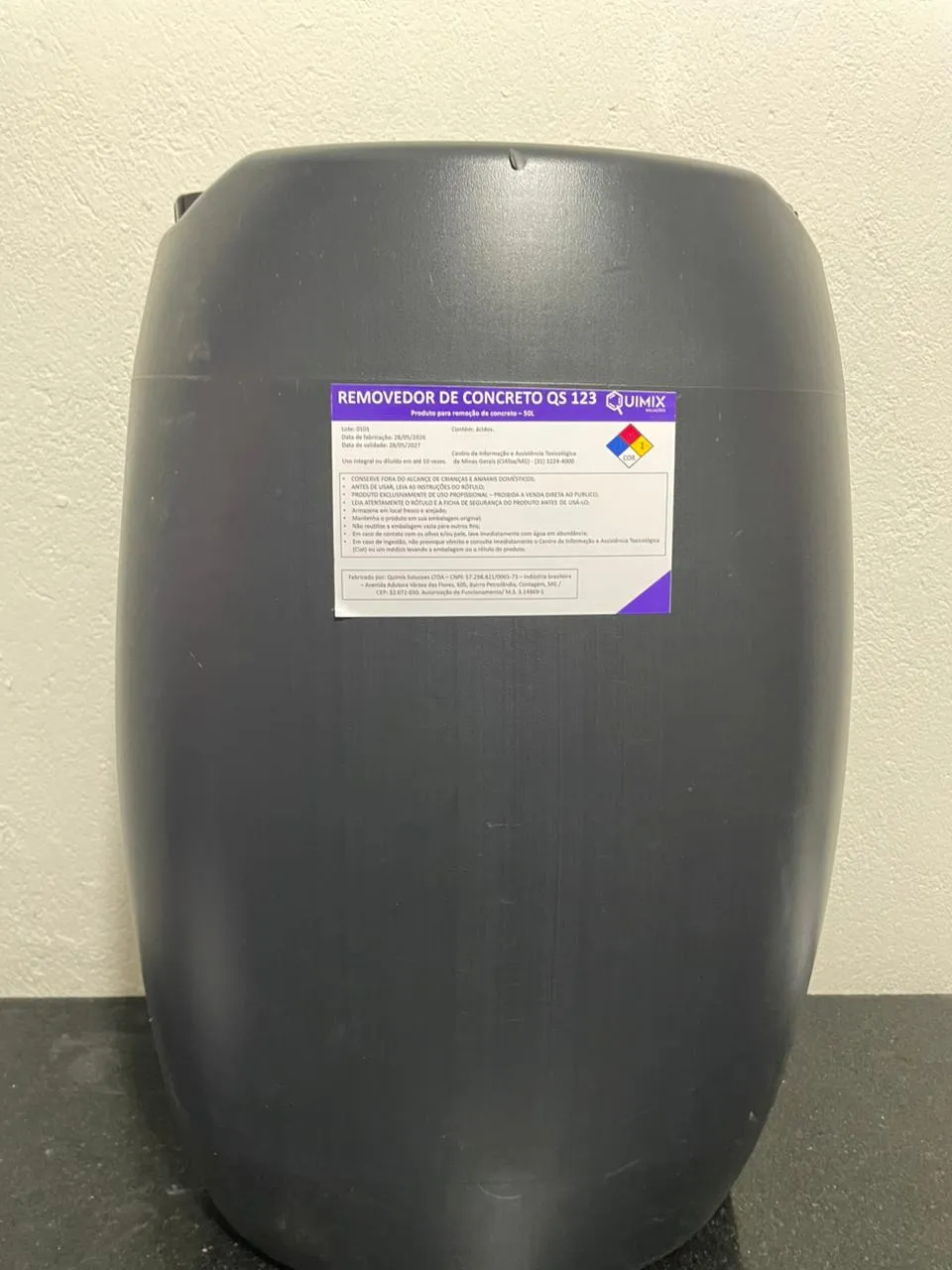 Removedor de concreto QS 123 50L