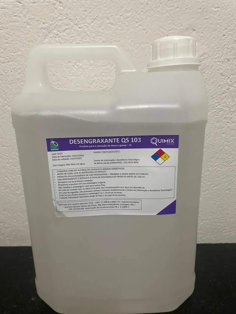 Quimix desengraxante qs-103